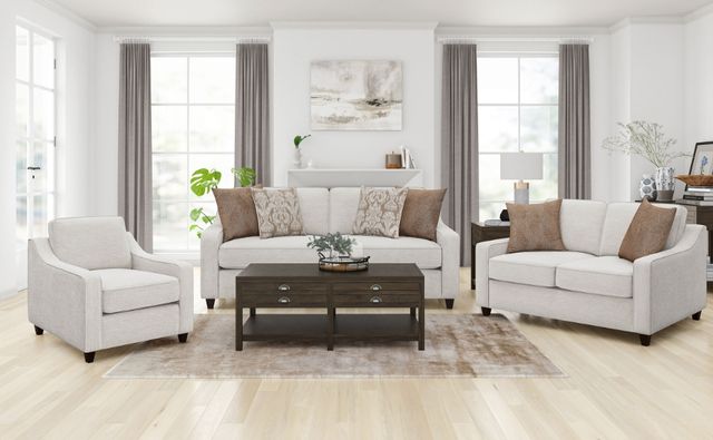 Coaster® Christine 3-Piece Beige Living Room Set-1