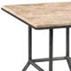 Kincaid® Sorrento-Acquisitions Beige Top End Table with Black Base-1