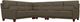 La-Z-Boy® Draper 4-Piece Taupe L-Shape Sectional-0