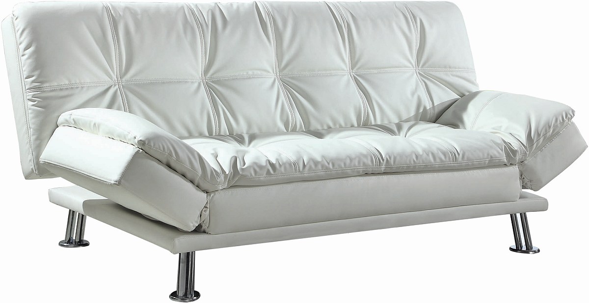 Dilleston White Sofa Bed - Thumbnail 4