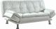 Coaster® Dilleston White Tufted Back Upholstered Sofa Bed-1