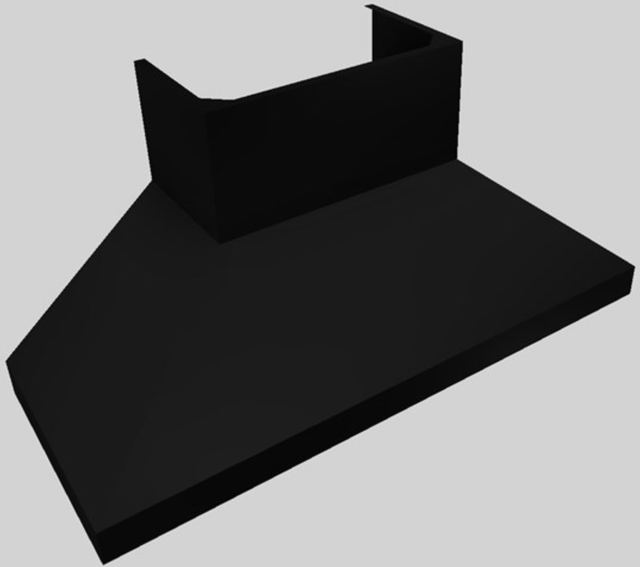 Vent-A-Hood® 60" Black Wall Mounted Range Hood-4