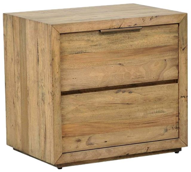Napa Furniture Design La Jolla Brown 2-Drawer Large Nightstand-0
