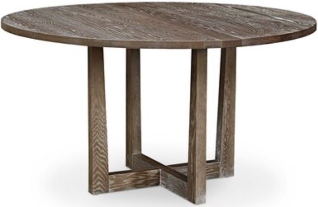 Bassett® Furniture Customizable BenchMade Liam 54" Oak Round Table-0