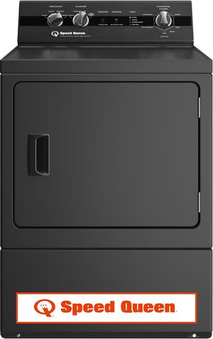 Speed Queen® DC5 7 Cu. Ft. Matte Black Electric Dryer