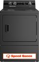 Speed Queen® DC5 7 Cu. Ft. Matte Black Electric Dryer-0