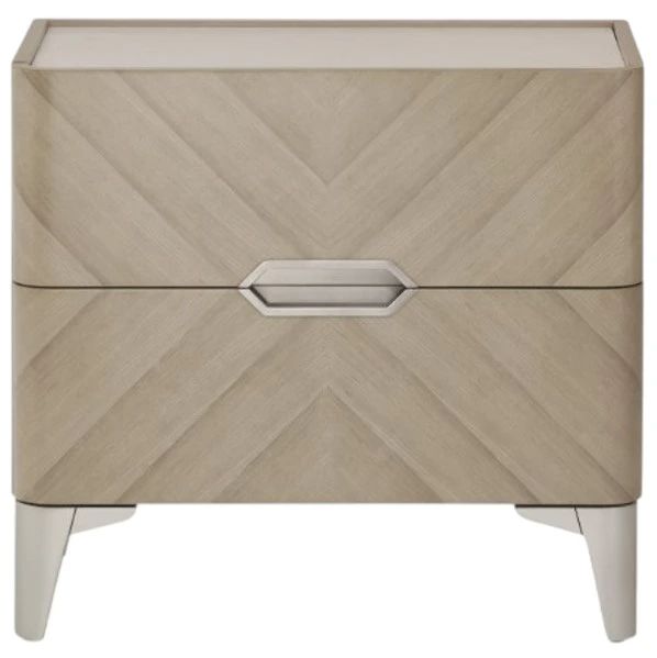 Michael Amini® Penthouse Ash Gray Nightstand-1