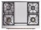 Ilve® Nostalgie II Noblesse 36'' Custom RAL Color Pro Style Dual Fuel Range with Copper Trim-2