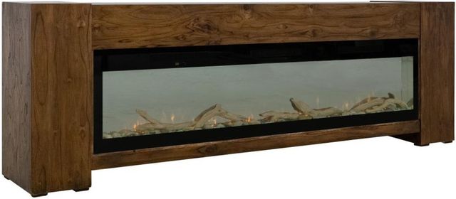 International Furniture Direct Natural Teca Brown 94" Console-4