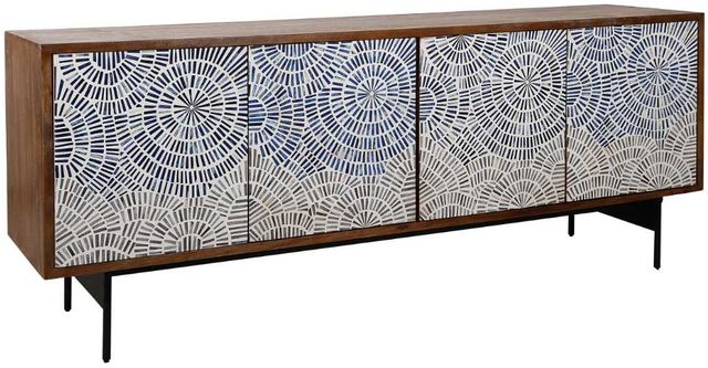 Parker House® Cocoa Beach Coconut 80" Console-0