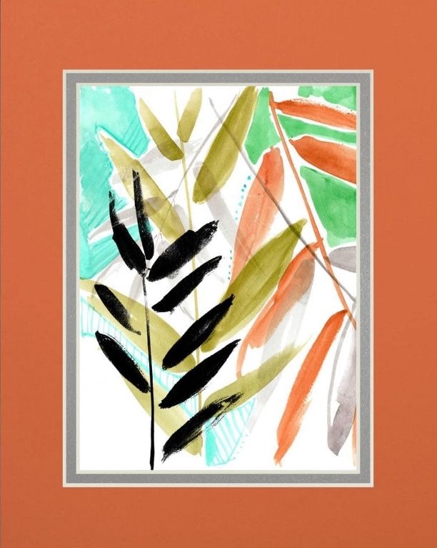 Classy Living Jennifer Goldberger Vivid Fronds II 34"W Wall Art-1