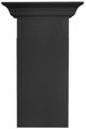 ZLINE Black Stainless Steel Crown Molding-4