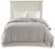 Olliix by Madison Park Grey All Season Hypoallergenic Microfiber Down Alternative Twin Windom Blanket-3