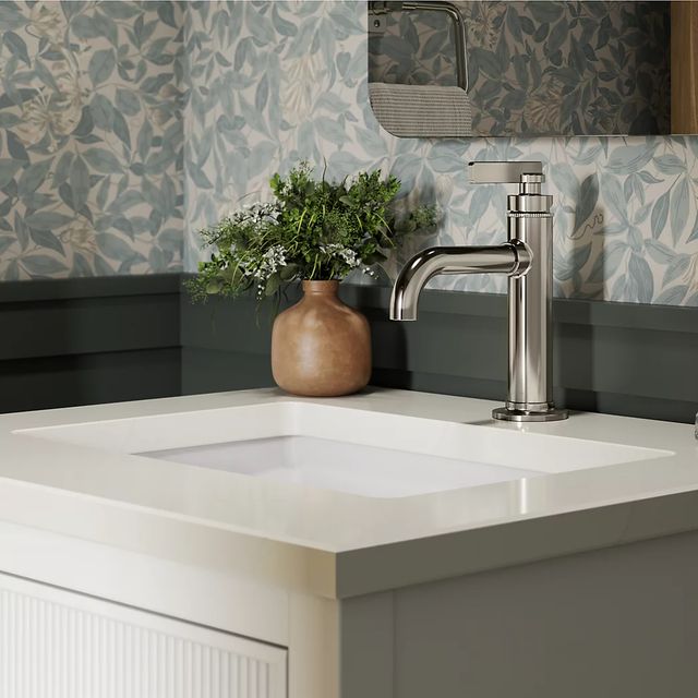 KOHLER® Castia™ Polished Chrome 0.5 GM Single-Handle Bathroom Sink Faucet-3