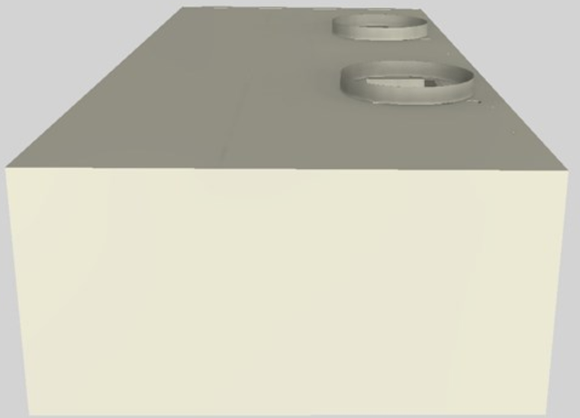 Vent-A-Hood® 54" Biscuit Wall Mounted Range Hood-1