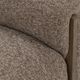 Classic Home Sierra Bronzed Cocoa Upholstered Bench-4