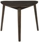 New Classic® Home Furnishings Rex Walnut Brown Guitar Pick Corner Table-2