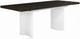 ACME Furniture Carena Brown Dining Table with White Base-0