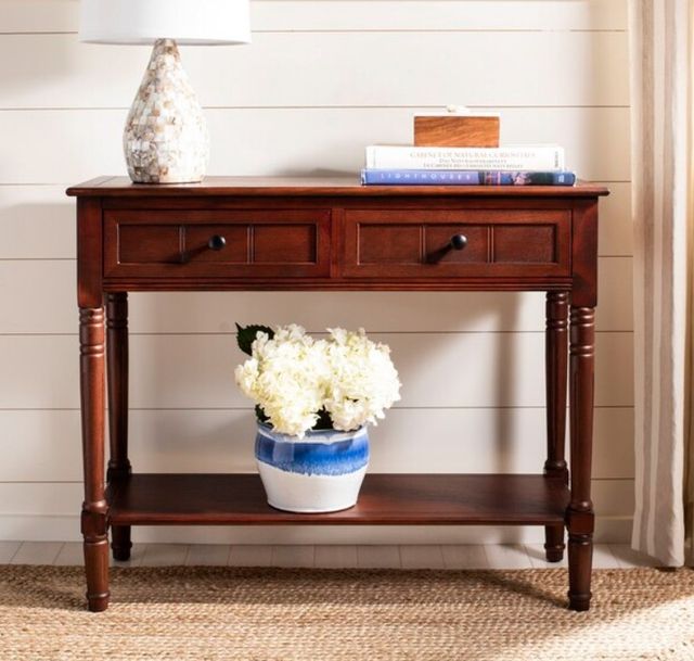 Safavieh Samantha Dark Cherry Console Table-3