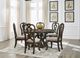 Signature Design by Ashley® Maylee 7-Piece Dark Brown Dining Table Set-3