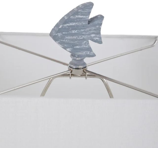 Stylecraft Serene Nautical Silver/White 32" Table Lamp-3