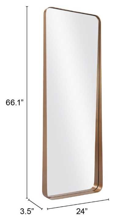 Zuo® Modern Riga Gold Mirror-2