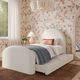 TOV Furniture Moon Cream Youth Twin Panel Bed with Trundle-1