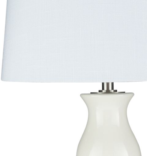 Surya Devon White Lamp-4