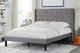 Titus Furniture Beige 60" Queen Platform Bed-1