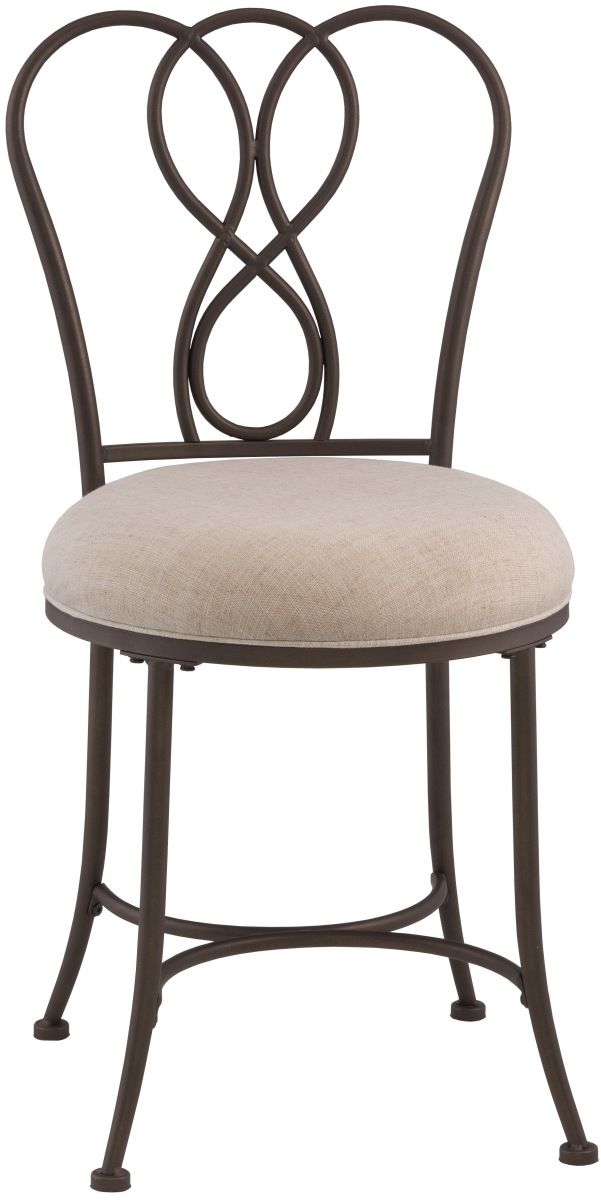 HH2 Home Christina Bronze/Cream Vanity Stool-0