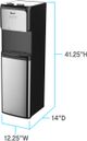 Avanti® 12.3" Stainless Steel Hot and Cold Water Dispenser-5