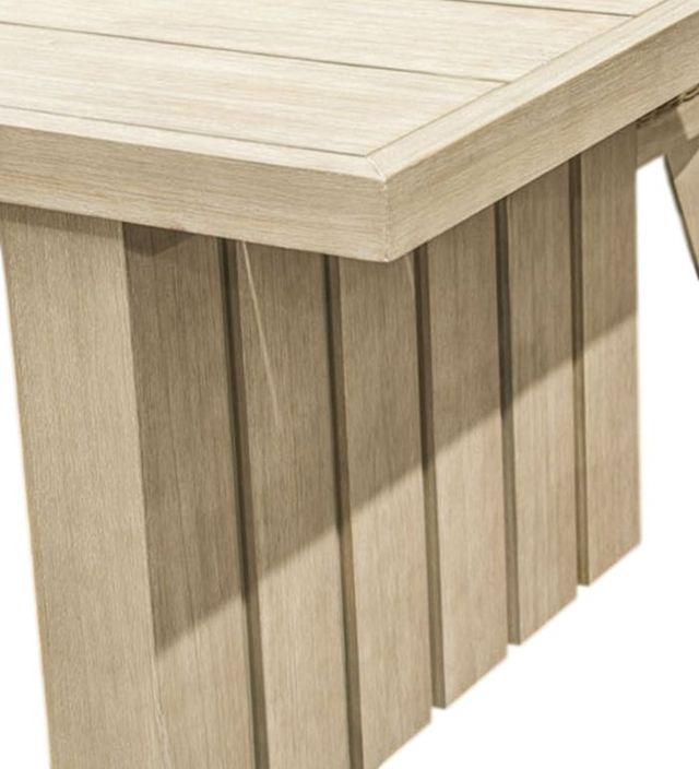 Signature Design by Ashley® Alden Peak Beige/Light Gray Outdoor Dining Table-2