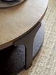 Lexington Home Zanzibar Kenya Brown Cocktail Table with Dark Tunis Base-2