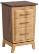 Whittier Wood® Furniture Addison Duet Small 3-Drawer Nightstand-0