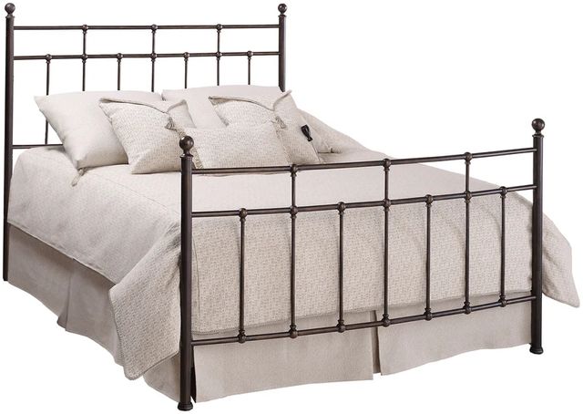 HH2 Home Providence Antique Bronze Full Panel Bed without Frame-0