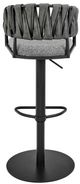 Armen Living Blaise Black/Grey Bar Stool-4