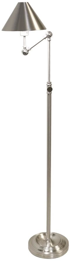 Harp & Finial® Wrigley Polished Nickel Floor Lamp-1