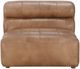 Moe's Home Collection Ramsay Tan Leather Slipper Chair-1