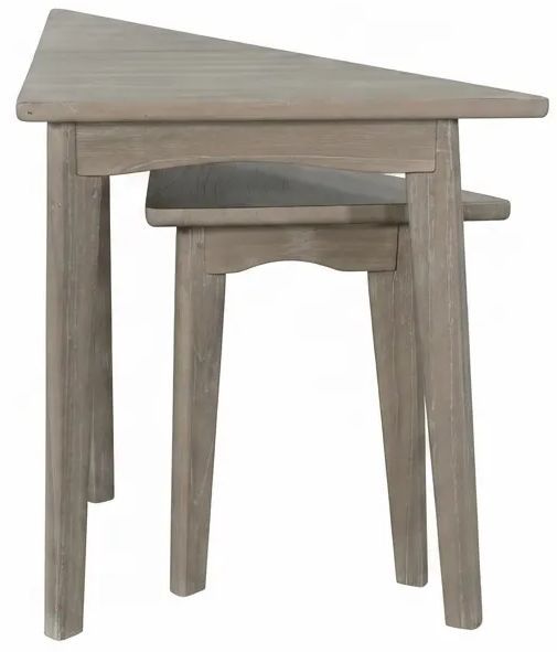 Sunny Designs™ Bijou 2-Piece Wheat Nesting Table Set-3