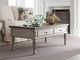Hammary® Southbury Brown Rectangular Cocktail Table with White Base-1