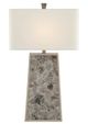 Currey & Company Calloway Light Mica/Silver Leaf Table Lamp-0