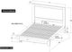 International Furniture Direct Golden Loft Gray Queen Panel Bed-2