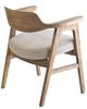 Nest Home Collections Wagner Anew Gray/Natural Arm Chair-2