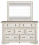 Liberty Furniture Abbey Park 4-Piece Antique White California King Panel Bed Set-3