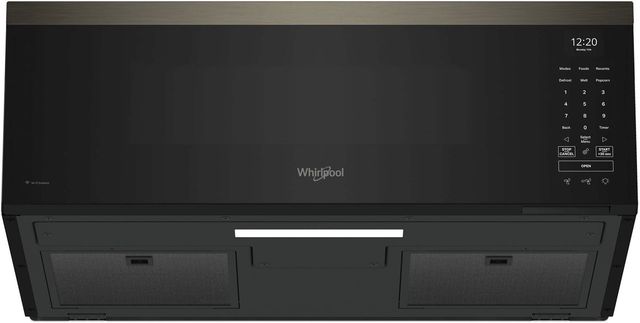 Whirlpool® 1.1 Cu. Ft. Black Stainless Over The Range Microwave-2