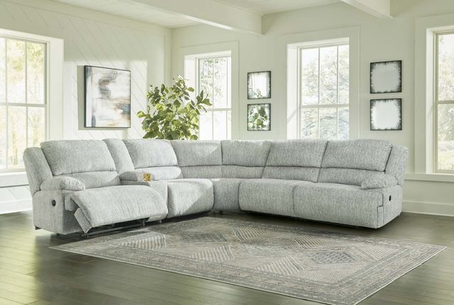 Signature Design by Ashley® McClelland 6-Piece Gray Reclining Sectional-2