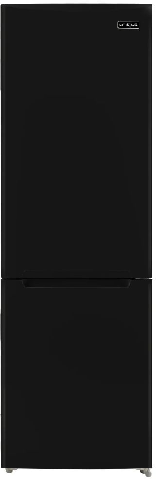 Unique Appliances 24" 11.4 Cu. Ft. Solar DC Black Counter Depth Bottom Freezer Refrigerator-0