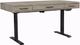 aspenhome® Platinum Gray Linen Lift Top Desk-0
