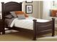 Vaughan-Bassett Hamilton Franklin Merlot Youth Twin Panel Footboard-2
