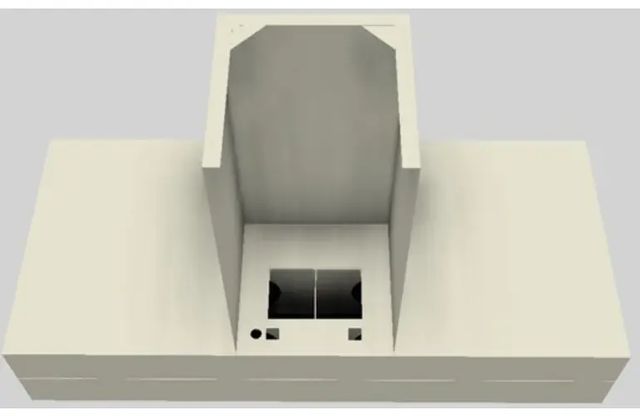 Vent-A-Hood® 48" Biscuit Contemporary Wall Mounted Range Hood-2